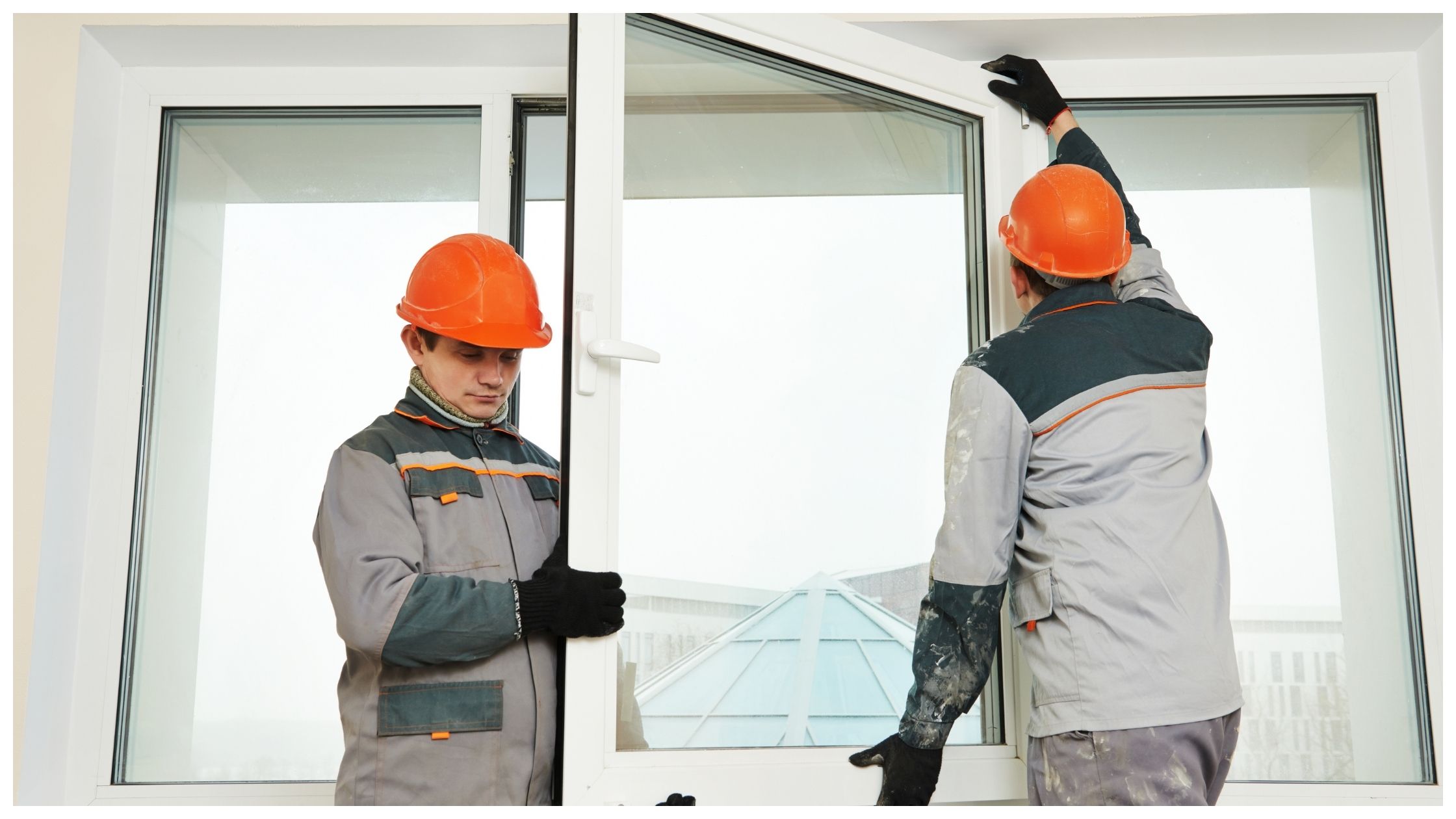 Two Workers Installing Window